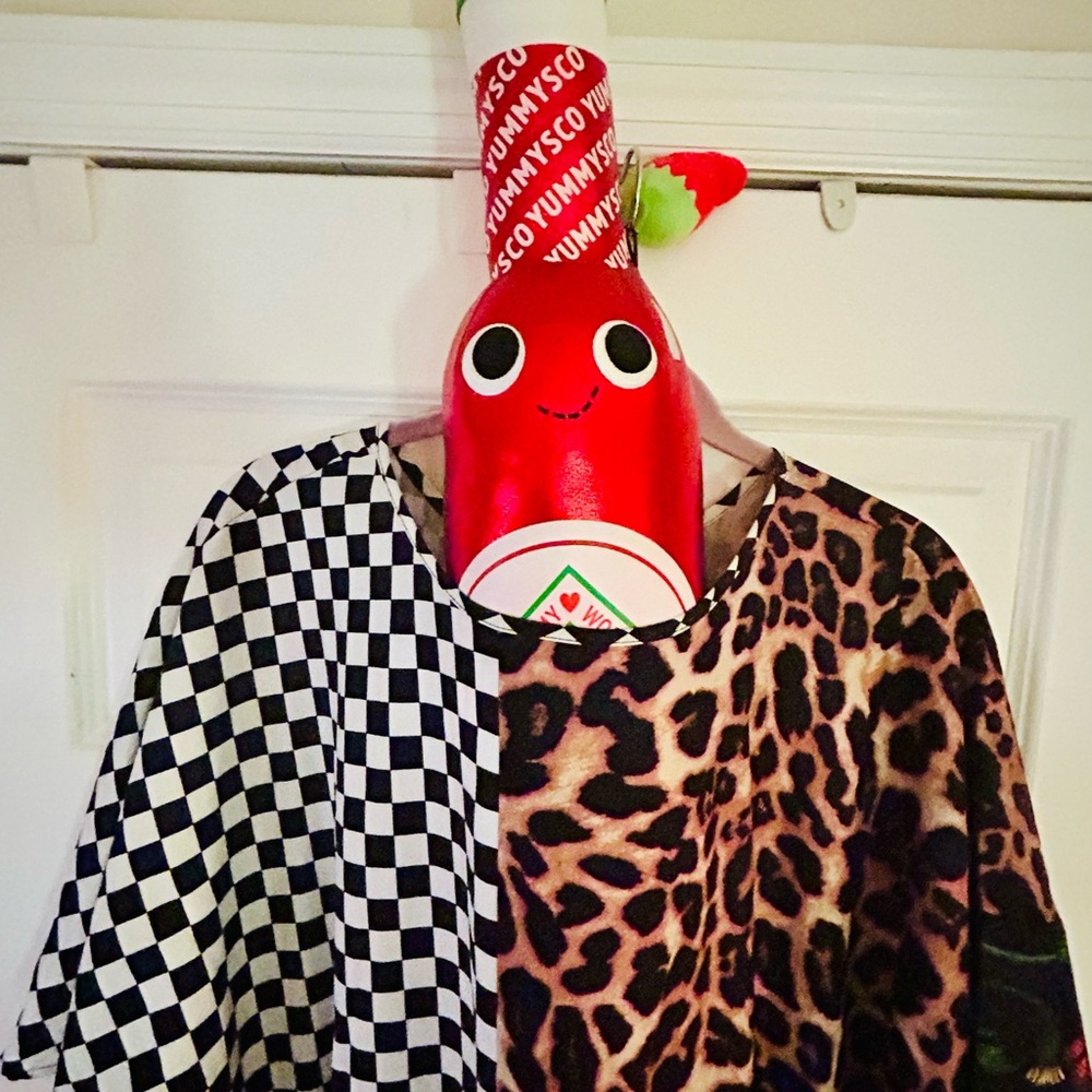 Siracha-cha! Patchwork patterned dress from Dressed in Lala!